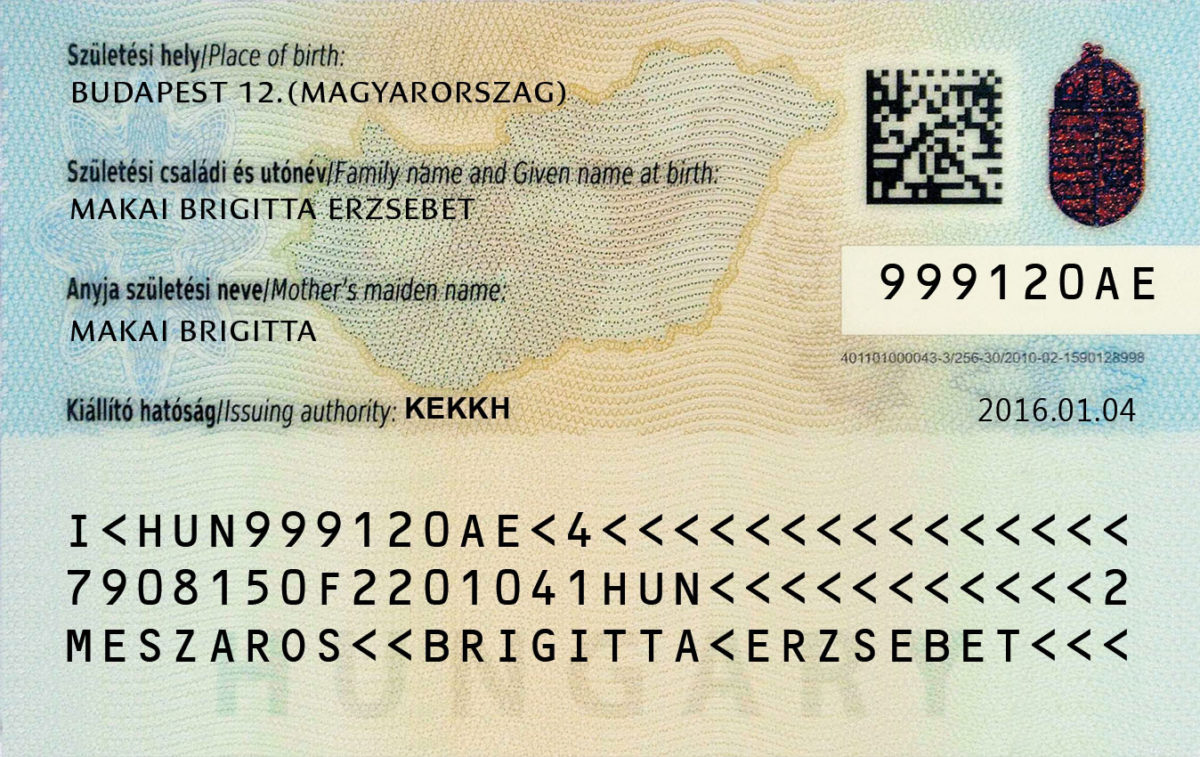 Węgierski Dowód Osobisty
